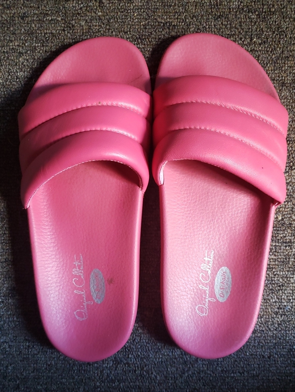 Dr Scholls Pink Slide Sandals